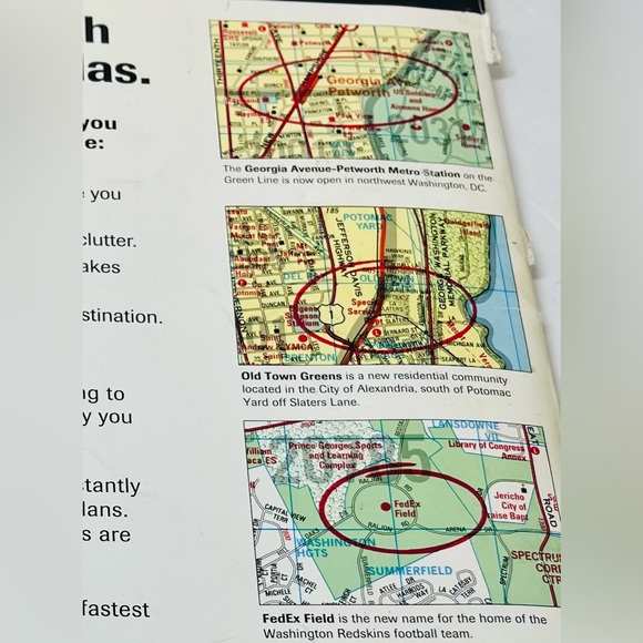 THE ORIGINAL STREET MAP BOOKS (VINTAGE) - WASHINGTON, DC/PRINCE GEORGE’S COUNTY - Picture 9 of 14